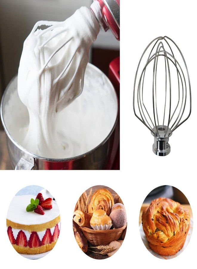 Misimain New Wire Whip Replacement For Kitchen Aid KSM150 Artisan Series Stand Mixer, Stainless Steel Whisk Attachment For Kitchen Aid KSM 150 Tilt-Head Stand Mixer,Rust Proof & Corrosion Resistant - Image 5